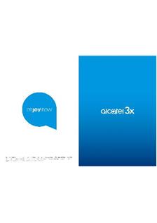 Alcatel 3X manual. Tablet Instructions.